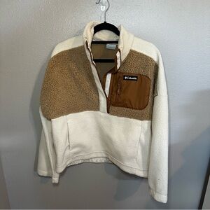 Columbia Cropped Sherpa Pullover